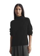 Marc O’Polo Cotton Pullover Kvinde Black Sweaters Str L - hos Magasin