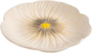 BYON Plate Poppy Beige Str 21x20,5x3cm - Serveringsfade hos Magasin