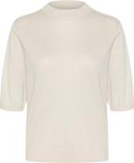 Culture Cufay Pullover Kvinde Oyster Gray Kortærmede Bluser Str L - ho...