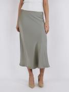 Neo Noir Bovary Skirt Kvinde Smoke Green Midi Nederdele Str 40 - hos M...