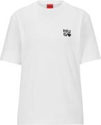 HUGO Dashire_4 Kvinde Hvid Kortærmede T-shirts Str L - hos Magasin