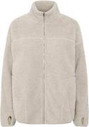 Pieces Pcsadia LS Teddy Jacket Noos BC Kvinde Silver Gray Overgangsjak...