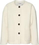 Vero Moda Vmollo LS Jacket VMA Kvinde Snow White/undyed Overgangsjakke...