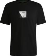 BOSS Tee 9 Mand Black Kortærmede T-shirts Str S - hos Magasin