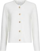 Neo Noir Limone Knit Jacket Kvinde Hvid Cardigans Str 40 - hos Magasin