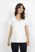 soyaconcept Scmarica 32 T-shirt Off White Kvinde 1100 Off White Kortær...