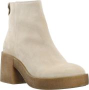 Cashott Casemily Zip Boot Suede Kvinde Beige Støvletter Str 40 - hos M...