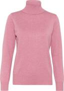 Saint Tropez J2046, Milasz Rollneck Pullover Kvinde Foxglove Melange S...