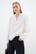 InWear Dermaiw Shirt Kvinde Whisper White Langærmede Skjorter Str 36 -...