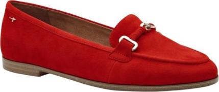 Tamaris 124240-44 Kvinde Red Loafers Str 37 - hos Magasin