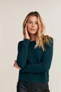 Magasin Mabel 3 100% Cashmere Kvinde Moss Green Cardigans Str L Cashme...