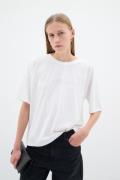 InWear Luxaiw Tshirt Kvinde Whisper White Kortærmede T-shirts Relaxed ...