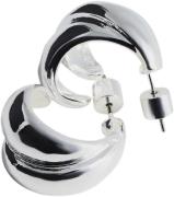 MANGO Intertwined Double Hoop Earrings U - Creoler hos Magasin