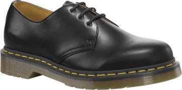 Dr. Martens 1461 Black Smooth Kvinde Black Loafers Str 39 - Læder hos ...