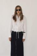 Designers Remix Claire Waist Shirt Kvinde Hvid Langærmede Skjorter Str...