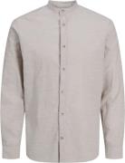 Jack & Jones Jjesummer Band Shirt LS SN Mand Crockery Langærmede Skjor...