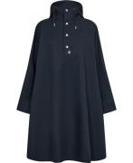 Danefæ Danerain Poncho Kvinde Dk Navy Regnjakker - hos Magasin