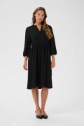 Kaffe Kamolly Dress Kvinde Black Deep Midi Kjoler Str 40 - hos Magasin