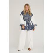 A-VIEW Katie Patch Jacket Kvinde Navy/white Overgangsjakker Str 40 - h...