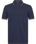 Fred Perry M3600 Mand Tnsbl/slvrbl/nvy Kortærmede Poloer Str L - Bomul...