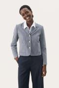 Part Two Nejapw BZ Kvinde Navy Structure Blazere Regular Fit Str 40 - ...