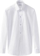 ETON White Striped Satin Tuxedo Shirt Slim Fit Mand Hvid Langærmede Sk...