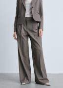 MANGO Trousers. - Helena Kvinde Brown Bukser Str 40 - hos Magasin