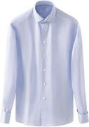 ETON Light Blue Signature Twill Shirt French Cuffs Contemporary Fit Ma...