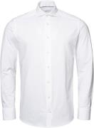 ETON White Fourway Stretch Shirt - Contemporary Fit Mand Hvid Langærme...