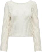 ONLY Onltracy L/S TOP JRS Kvinde Sandshell Toppe Str XL - hos Magasin