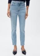 MANGO Claudia Slimfit Cropped Jeans Kvinde Open Blue Jeans Str 40 - De...