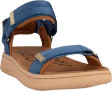 Woden Line Kvinde Old Denim Flade Sandaler Str 40 - Gummi hos Magasin