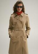 MANGO Trench Coat. - Polana Kvinde Light Beige Trenchcoats Str L - hos...