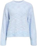 Object Objesra LO L/S Knit Pullover 137 Kvinde Kentucky Blue/multi Mel...