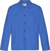 Colorful Standard Organic Workwear Jacket Mand Pacific Blue Overgangsj...