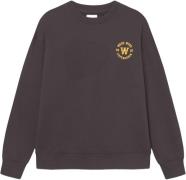 Wood Wood Wwnoel AA Seal Print Mand Licorice Sweatshirts Str L - hos M...