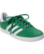 adidas Originals Gazelle J Kvinde Green/ftwwht/gold Sneakers Str 36 - ...